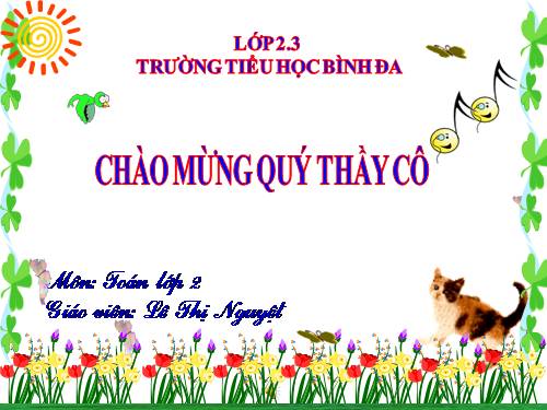 Các Bài giảng khác thuộc Chương trình Toán 2