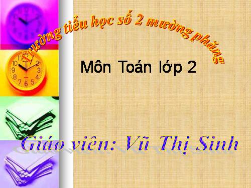 Tìm một số hạng trong một tổng