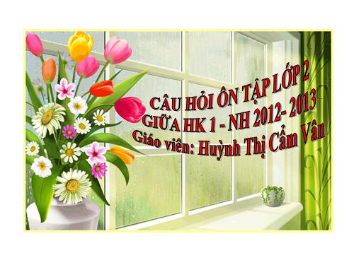 Các Bài giảng khác thuộc Chương trình Toán 2