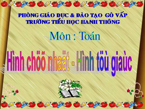 Hình chữ nhật - Hình tứ giác