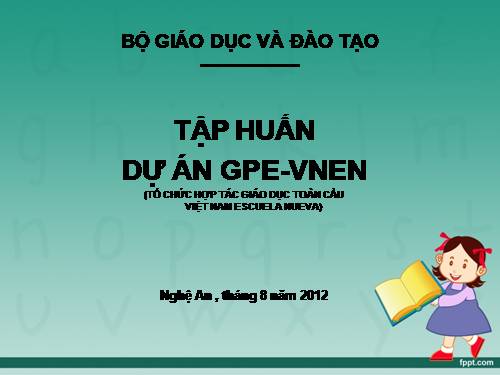 Tài liệu tập huấn mô hình trường học mới VNEN