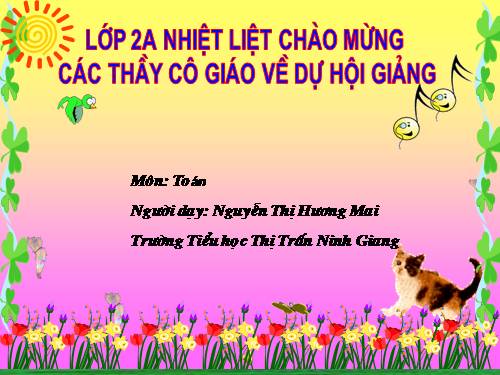 Các Bài giảng khác thuộc Chương trình Toán 2