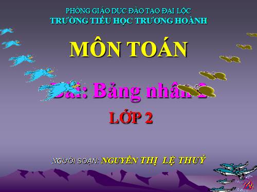 Bảng nhân 2