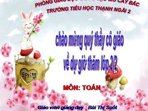 Tìm một số hạng trong một tổng