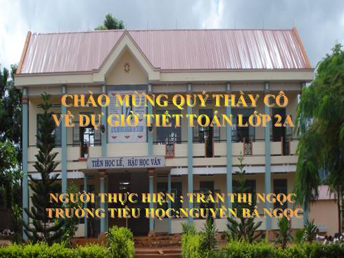 Các Bài giảng khác thuộc Chương trình Toán 2