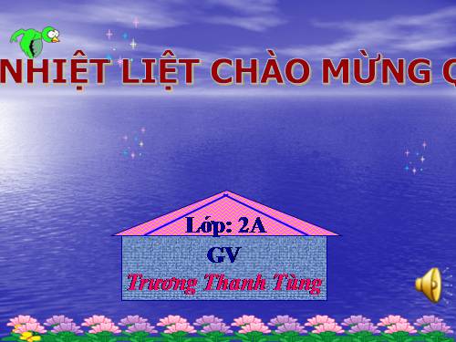 Các Bài giảng khác thuộc Chương trình Toán 2