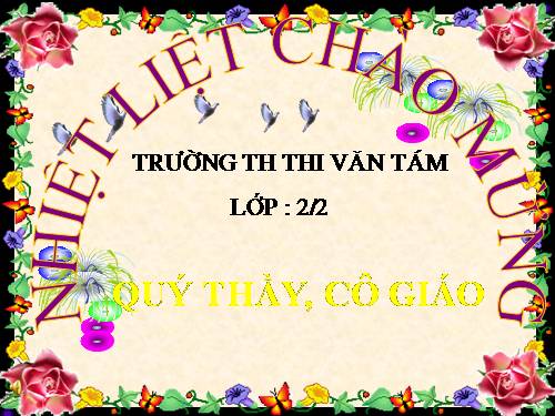 Các Bài giảng khác thuộc Chương trình Toán 2