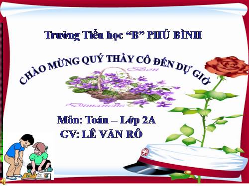 Phép trừ (không nhớ) trong phạm vi 1000