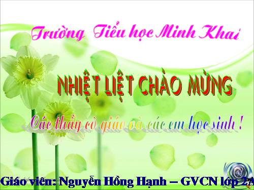 Các Bài giảng khác thuộc Chương trình Toán 2