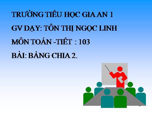 Bảng chia 2