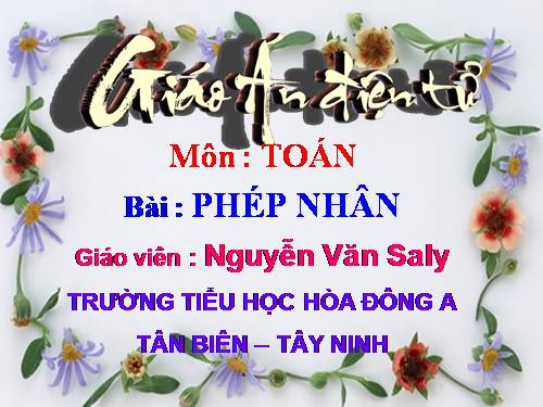 Phép nhân