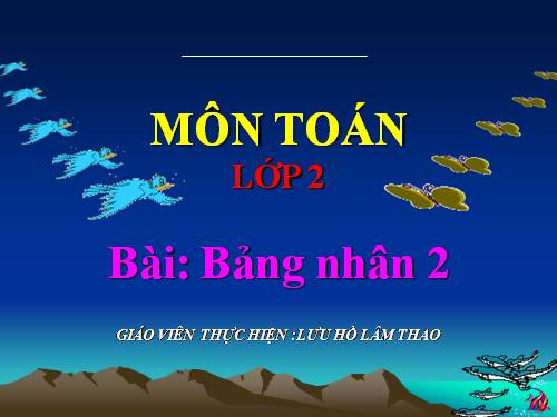 Bảng nhân 2