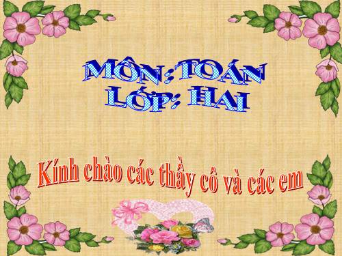 Các Bài giảng khác thuộc Chương trình Toán 2