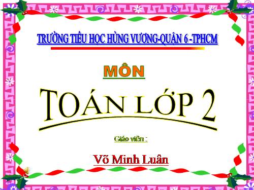 Bài toán về ít hơn