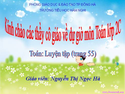 Các Bài giảng khác thuộc Chương trình Toán 2