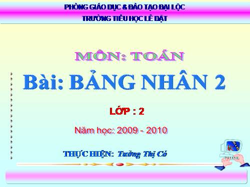 Bảng nhân 2