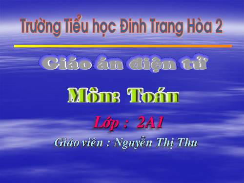 Tìm một số hạng trong một tổng