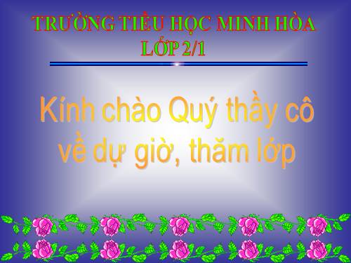 Các Bài giảng khác thuộc Chương trình Toán 2