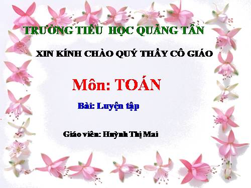 Luyện tập Trang 55