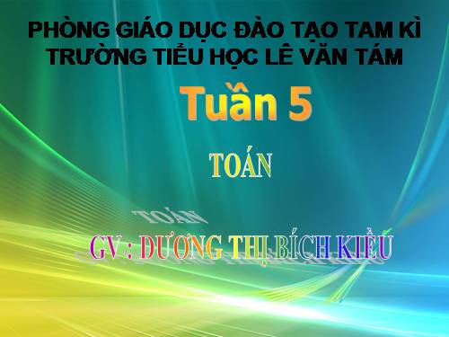 Hình chữ nhật - Hình tứ giác