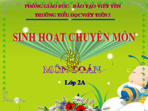 Các Bài giảng khác thuộc Chương trình Toán 2