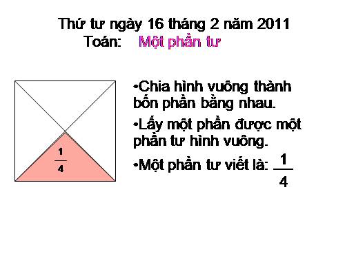 Một phần tư