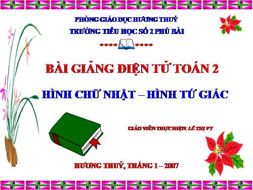 Hình chữ nhật - Hình tứ giác