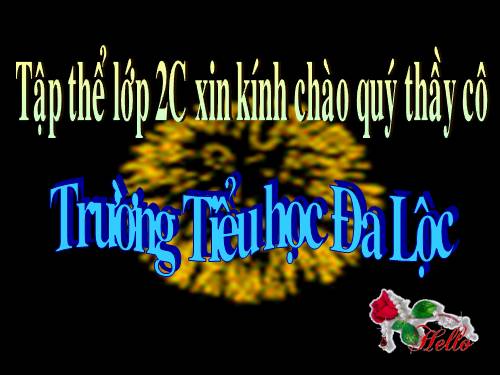 Các Bài giảng khác thuộc Chương trình Toán 2