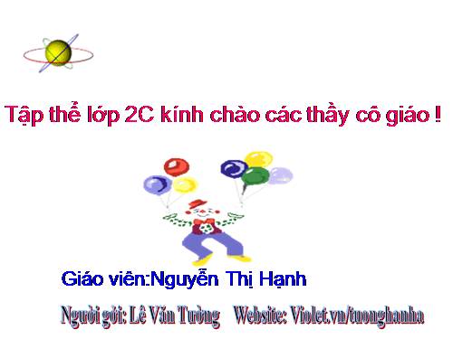 Các Bài giảng khác thuộc Chương trình Toán 2