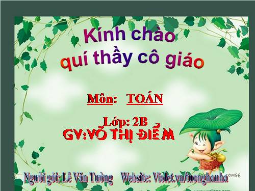 Các Bài giảng khác thuộc Chương trình Toán 2