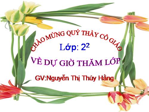 Các Bài giảng khác thuộc Chương trình Toán 2