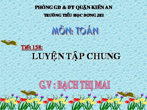 Các Bài giảng khác thuộc Chương trình Toán 2