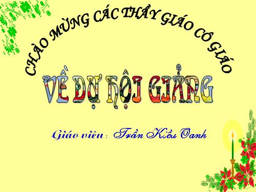 Các Bài giảng khác thuộc Chương trình Toán 2