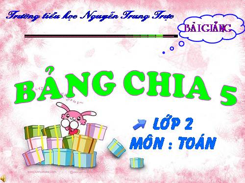 Bảng chia 5