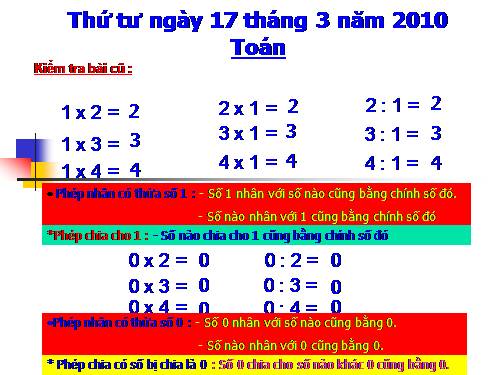 Các Bài giảng khác thuộc Chương trình Toán 2