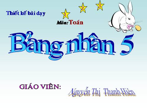 Bảng nhân 5