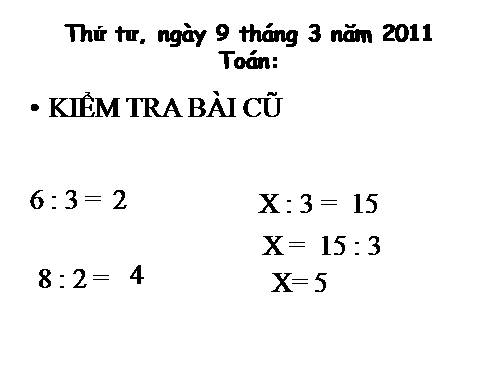 Các Bài giảng khác thuộc Chương trình Toán 2