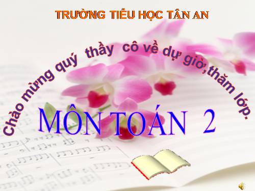 Các Bài giảng khác thuộc Chương trình Toán 2