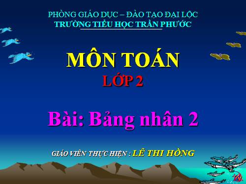 Bảng nhân 2