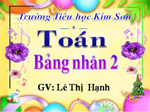 Bảng nhân 2