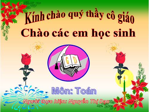 Các Bài giảng khác thuộc Chương trình Toán 2