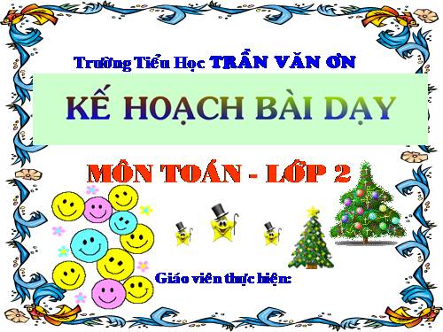 Các Bài giảng khác thuộc Chương trình Toán 2