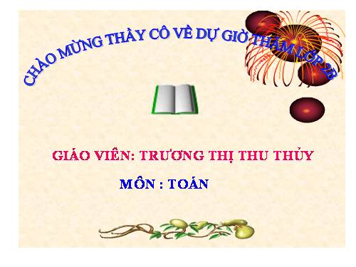 Các Bài giảng khác thuộc Chương trình Toán 2