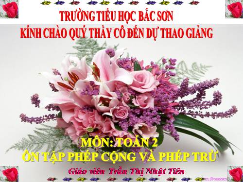 Ôn tập về phép cộng và phép trừ