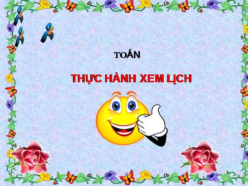 Thực hành xem lịch