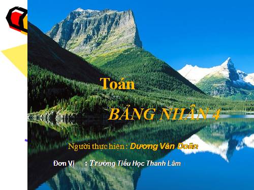 Bảng nhân 4