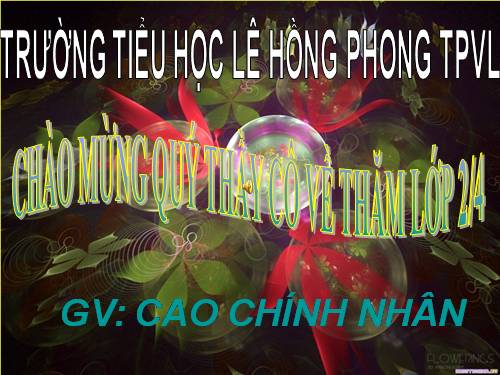 Các Bài giảng khác thuộc Chương trình Toán 2