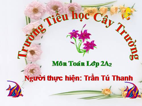 Các Bài giảng khác thuộc Chương trình Toán 2