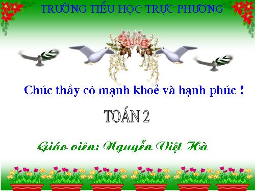 Các Bài giảng khác thuộc Chương trình Toán 2