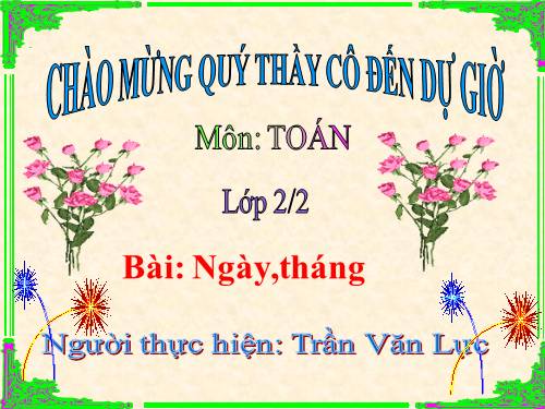 Ngày, tháng